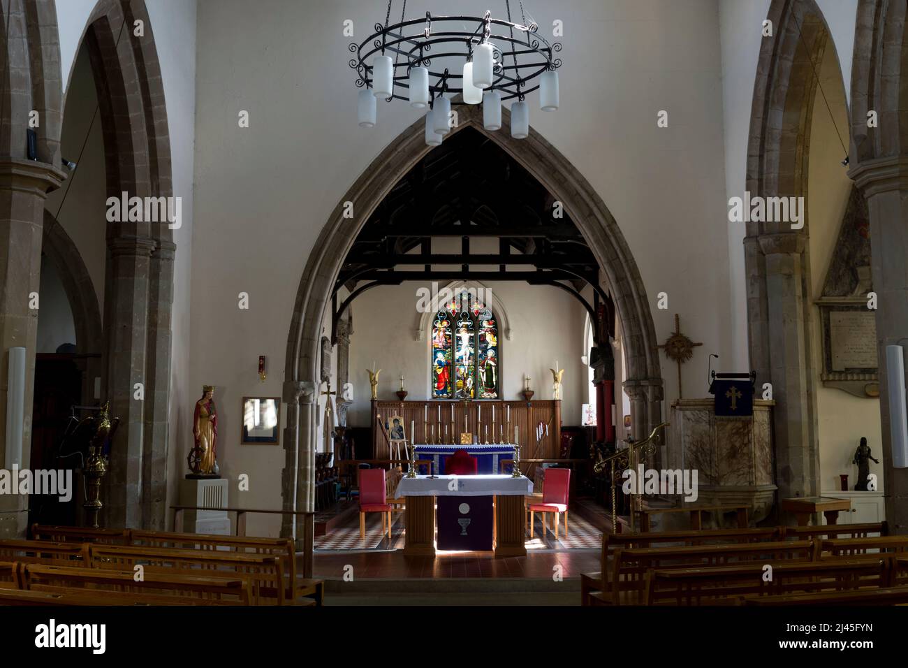 St. Catherine`s Church, Burbage, Leicestershire, England, UK Stock